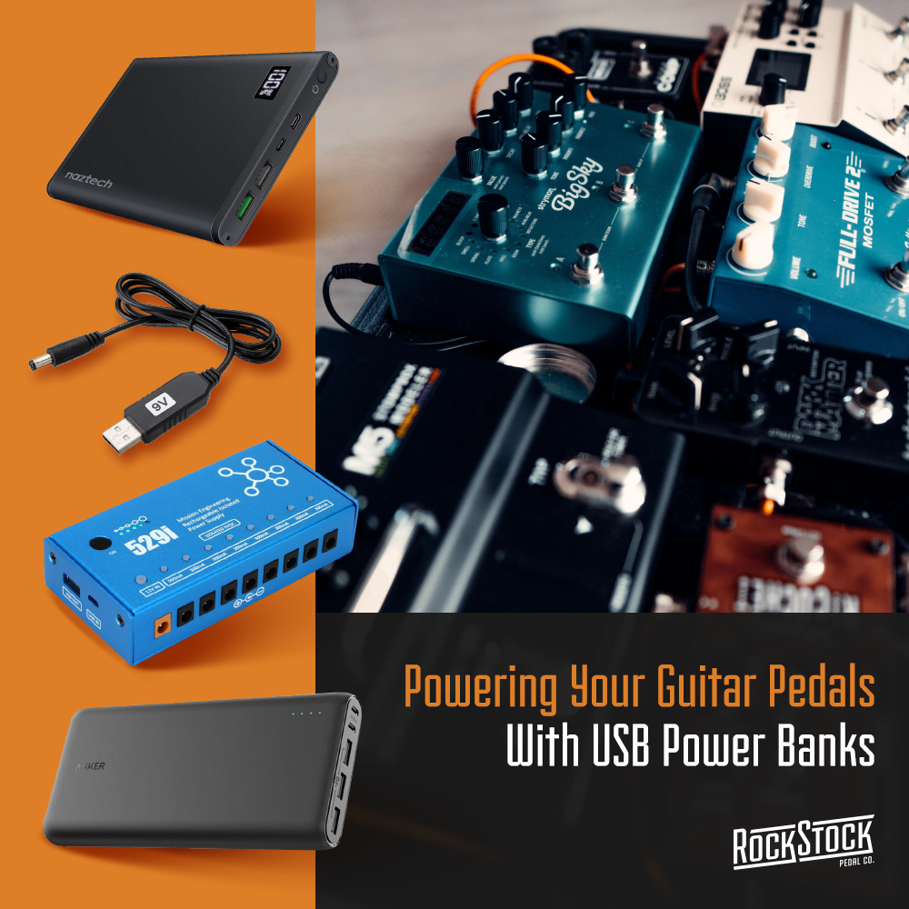 Rock Stock Pedals Blog Powering Your Guitar Pedals With USB Power Banks