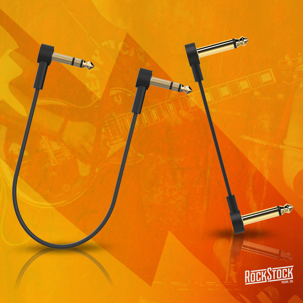 Featured image for the blog 'Wired for Sound', displaying a Rock Stock TS cable and a TRS cable, highlighting their key differences for easy identification.