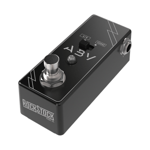 Rock Stock ABY Pedal – A/B switcher and signal splitter with true bypass for amp and instrument switching