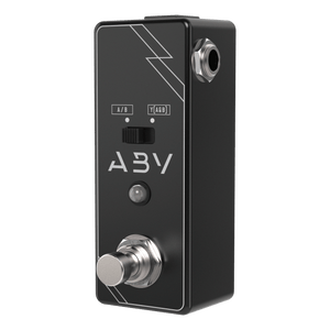 Rock Stock ABY Pedal – A/B switcher and signal splitter with true bypass for amp and instrument switching