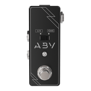 Rock Stock ABY Pedal – A/B switcher and signal splitter with true bypass for amp and instrument switching