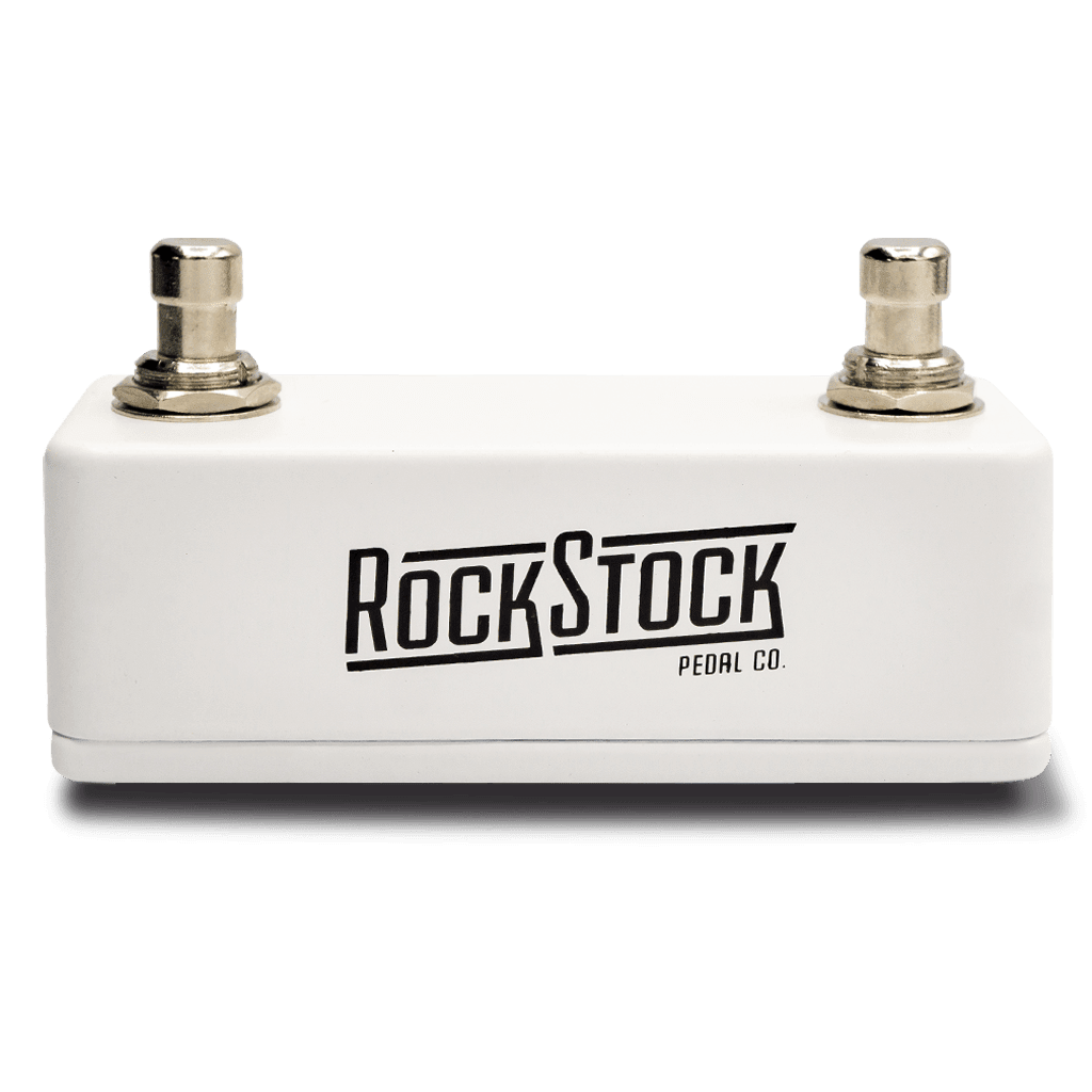 hx stomp switch pedal Rock Stock Dual Foot Switch Pedal - Versatile TRS Auxiliary Guitar Pedal - Expand Your Multi Effects Processor